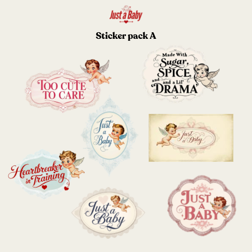 Just a Baby Stickers Pack